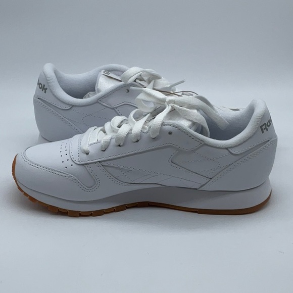 Reebok Classic Leather Shoes Woman’s White - Picture 5 of 9